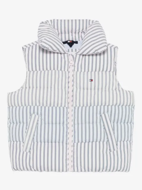 Tommy Hilfiger Junior striped quilted vest