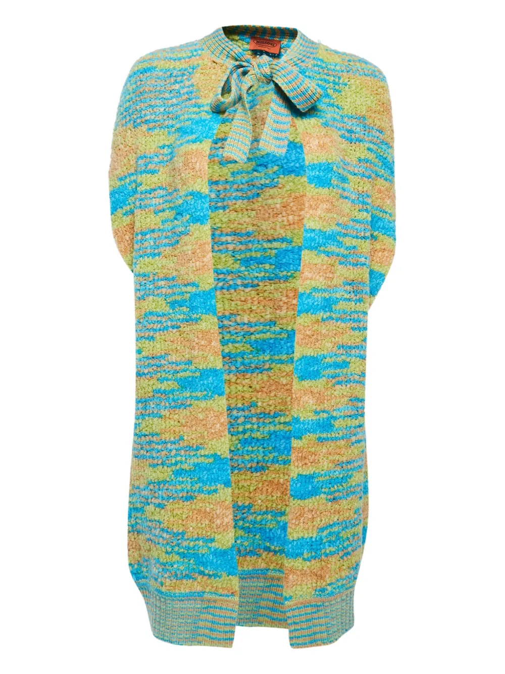 Missoni Pre-Owned 2023 knit tie cardigan | Blue | Image 1