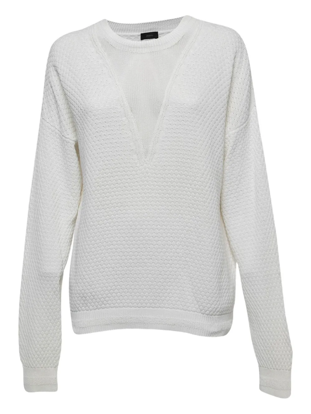Pre-owned Joseph Knitted Sweater In White