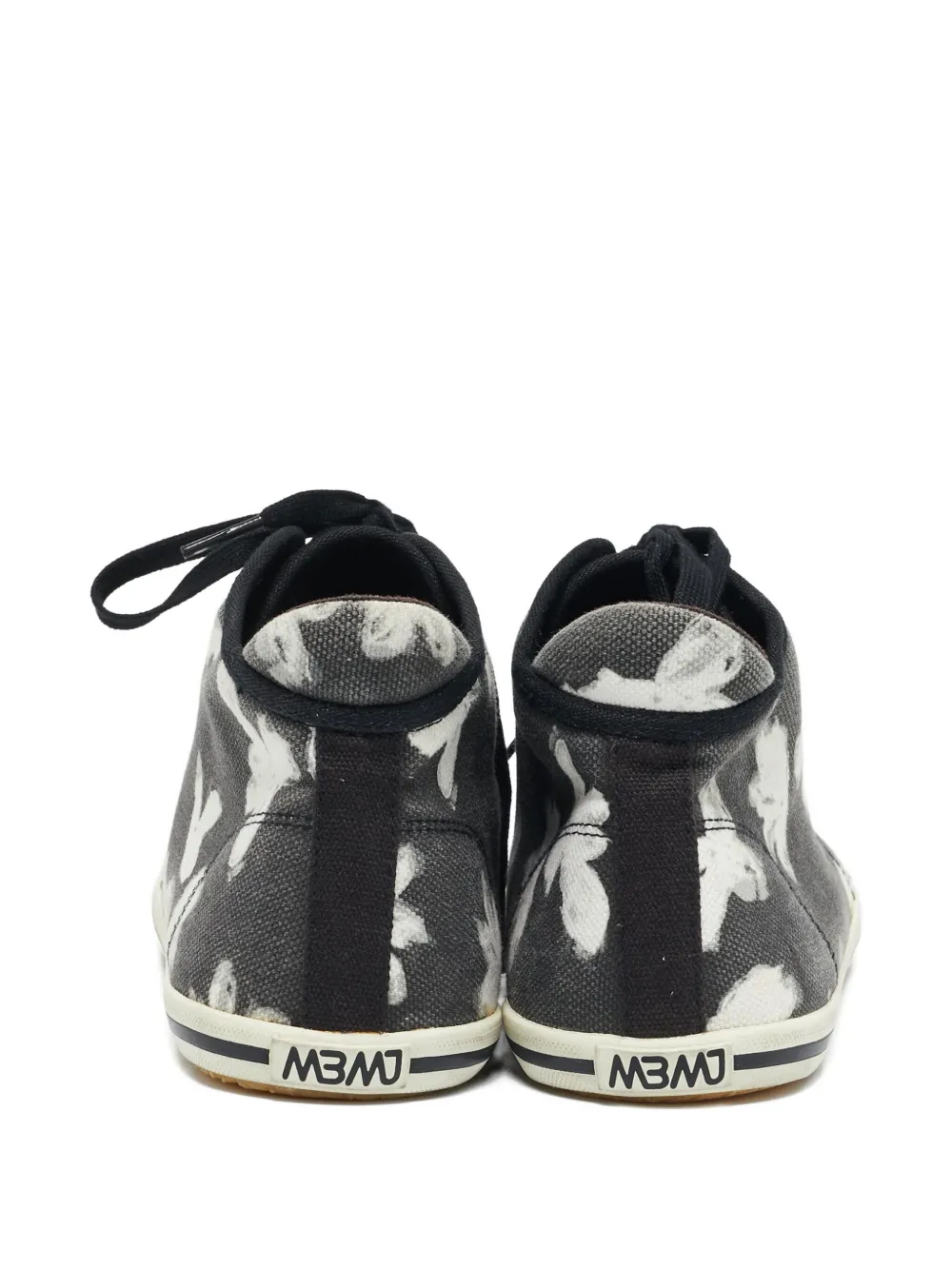 Pre-owned Marc Jacobs Vintage Polka Dot Canvas Sneakers In Gray