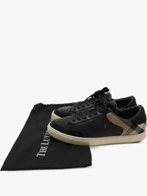Burberry Pre-Owned zapatillas 1571180 de piel