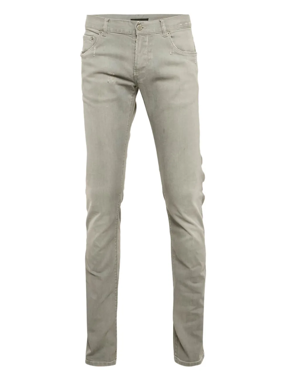 Prada Pre-Owned regular-fit cotton trousers | Grey | Image 1