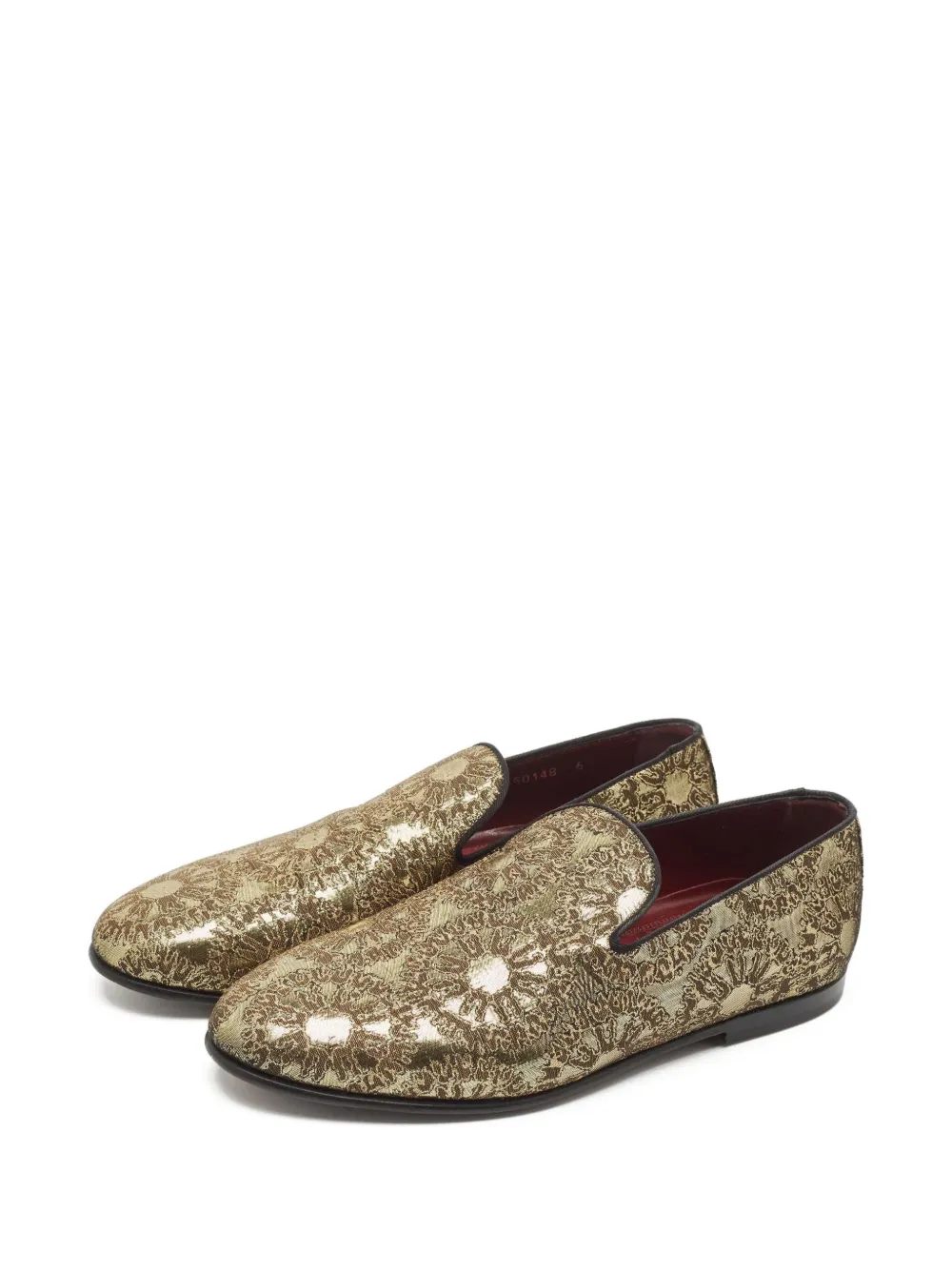 Dolce & Gabbana Pre-Owned mocassins à fleurs en jacquard (2024) | Image 2