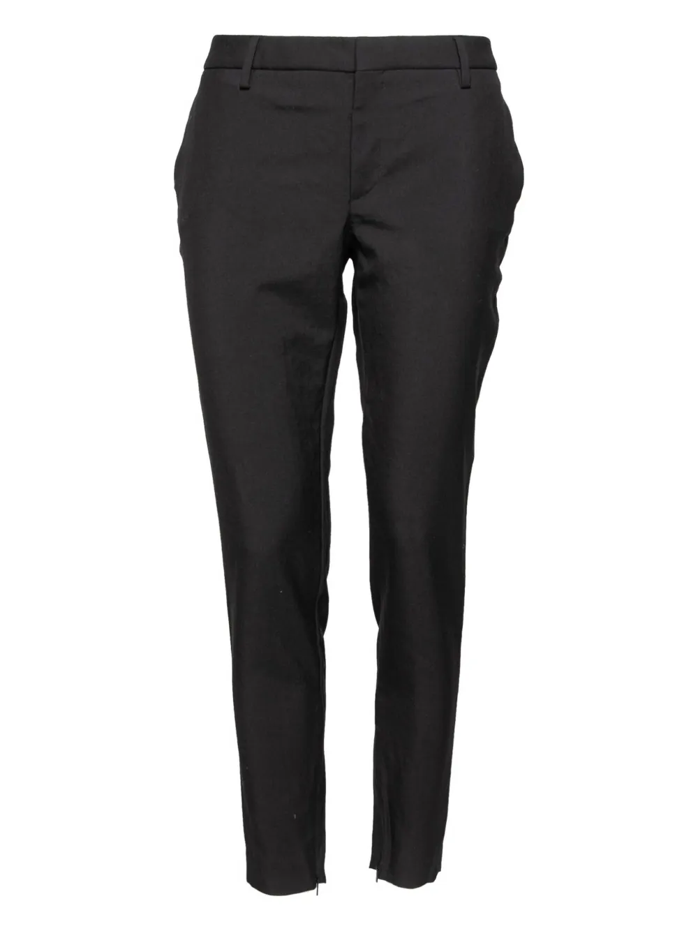 Pre-owned Saint Laurent Straight-leg Trousers In Black