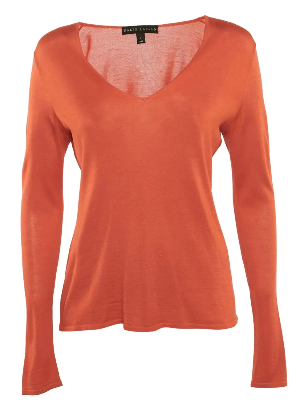 Polo Ralph Lauren Vintage 2024 fine-knit jumper | Orange | Image 1