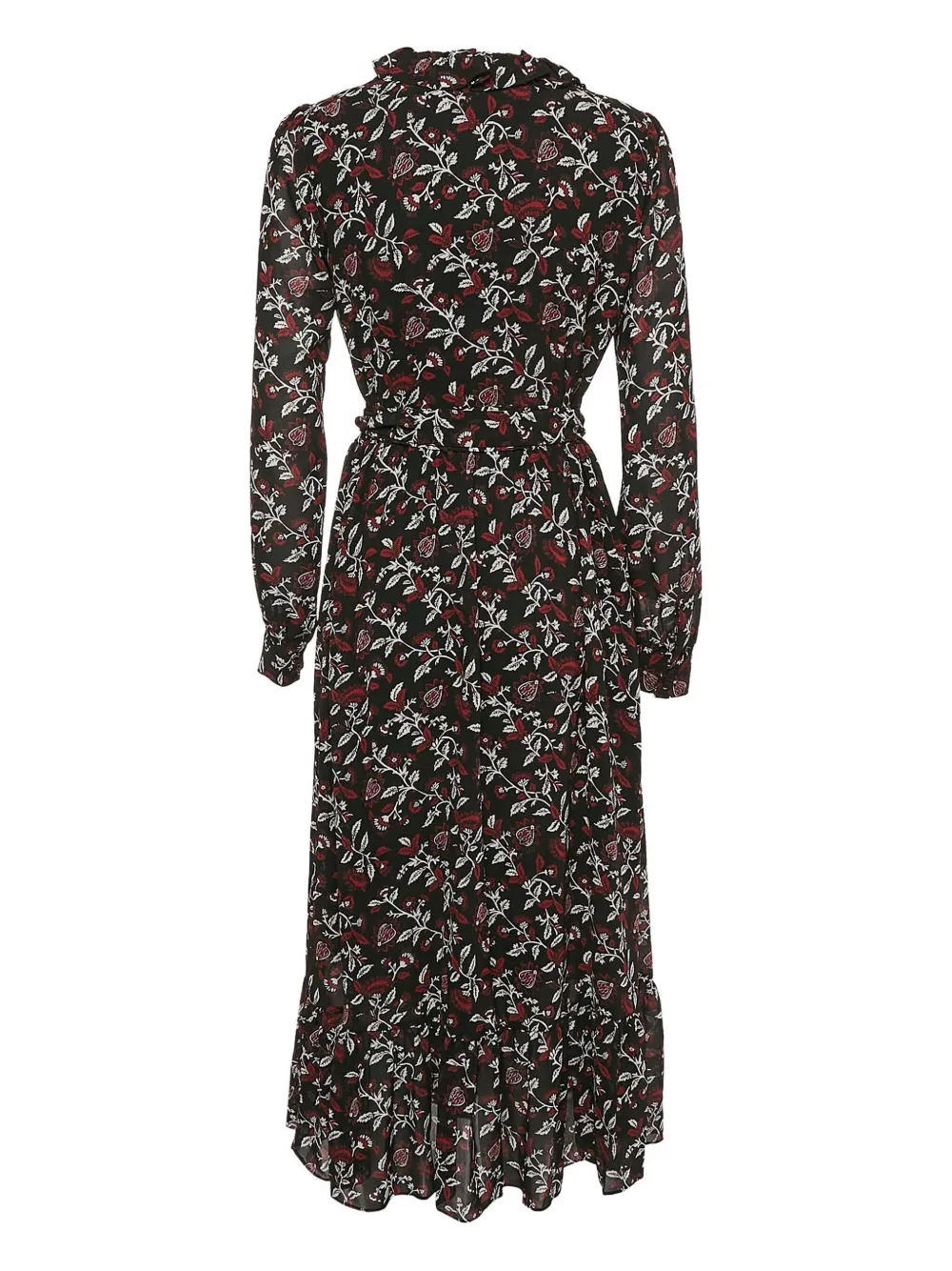 Michael Kors Vintage Midi-wikkeljurk - Zwart
