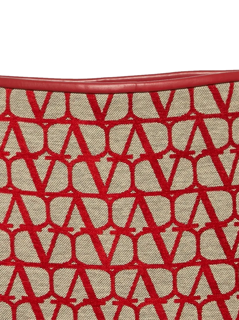 Valentino Pre-Owned Toile Iconograph rok - Rood