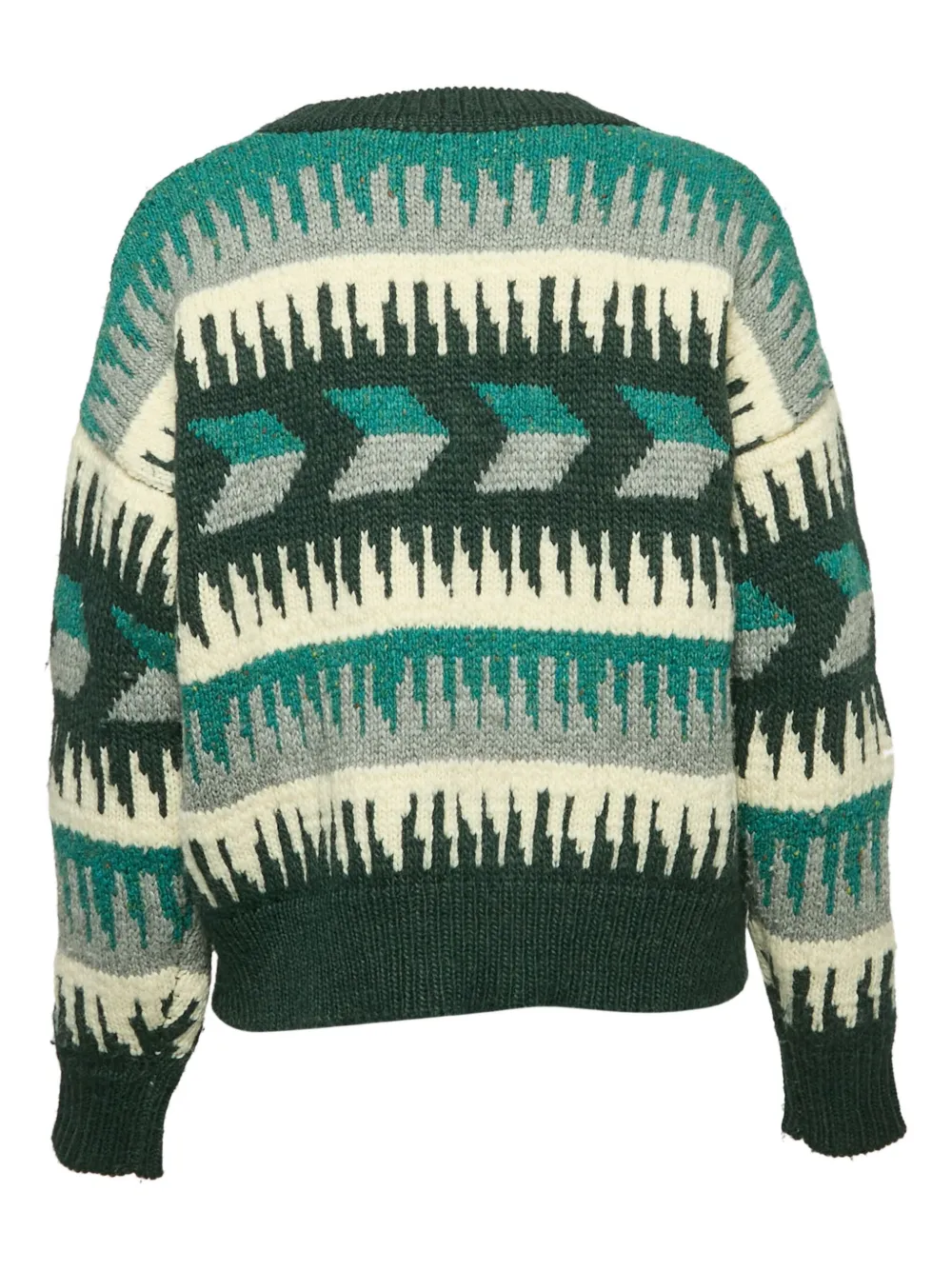 MARANT ÉTOILE Sienna geometric-intarsia wool sweater | Image 2