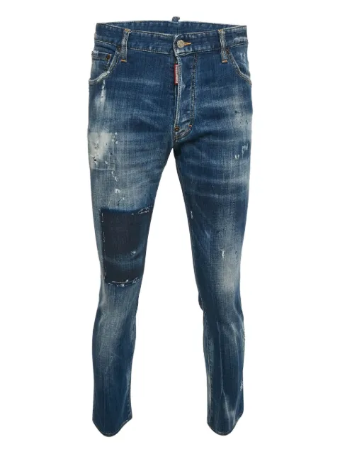 DSQUARED2 pre-owned distressed patch jeans