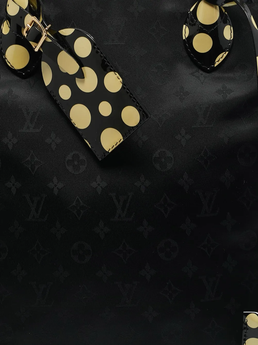 Pre-owned Louis Vuitton X Yayoi Kusama Lock It Tote Bag In Black