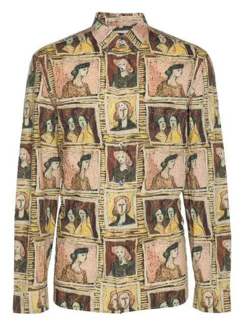 Burberry Pre-Owned frame-head-print shirt