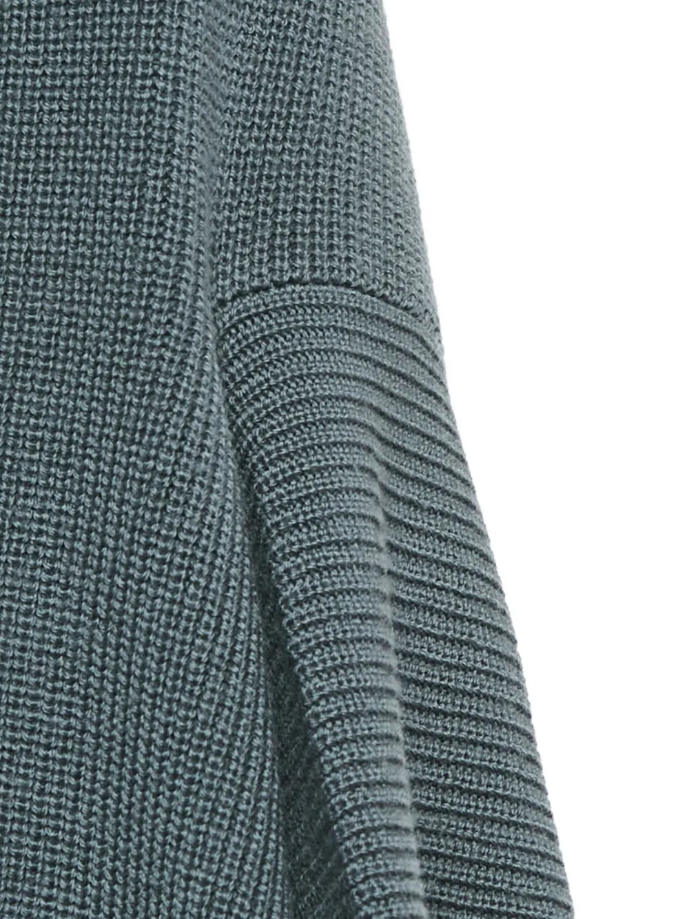 Pre-owned Valentino Ribbed Lace Cardigan In Gray