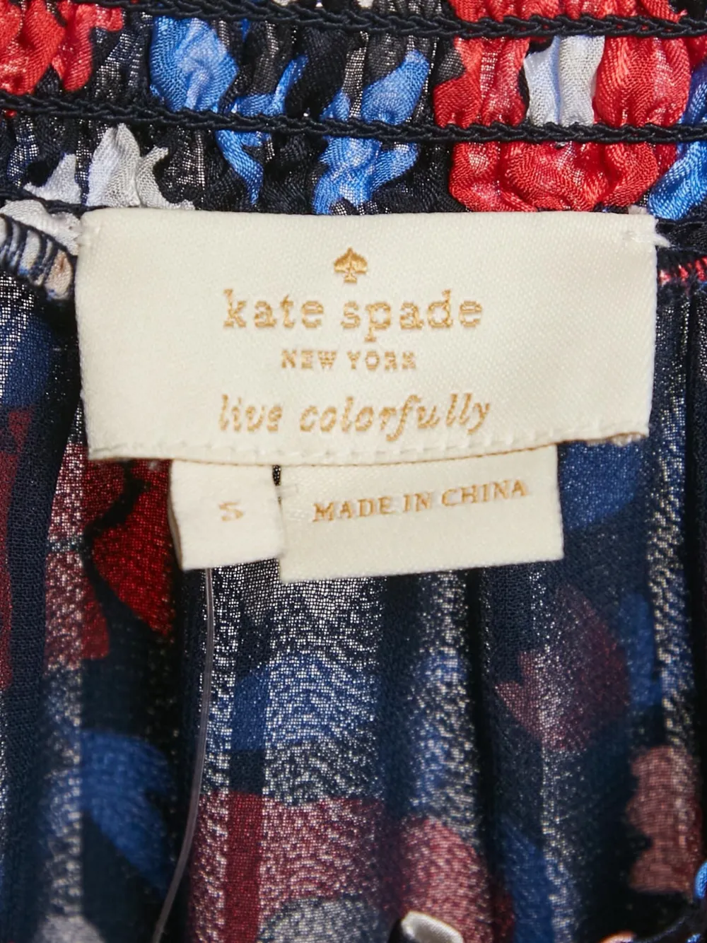 Kate Spade floral-print ruffles silk top | Image 2