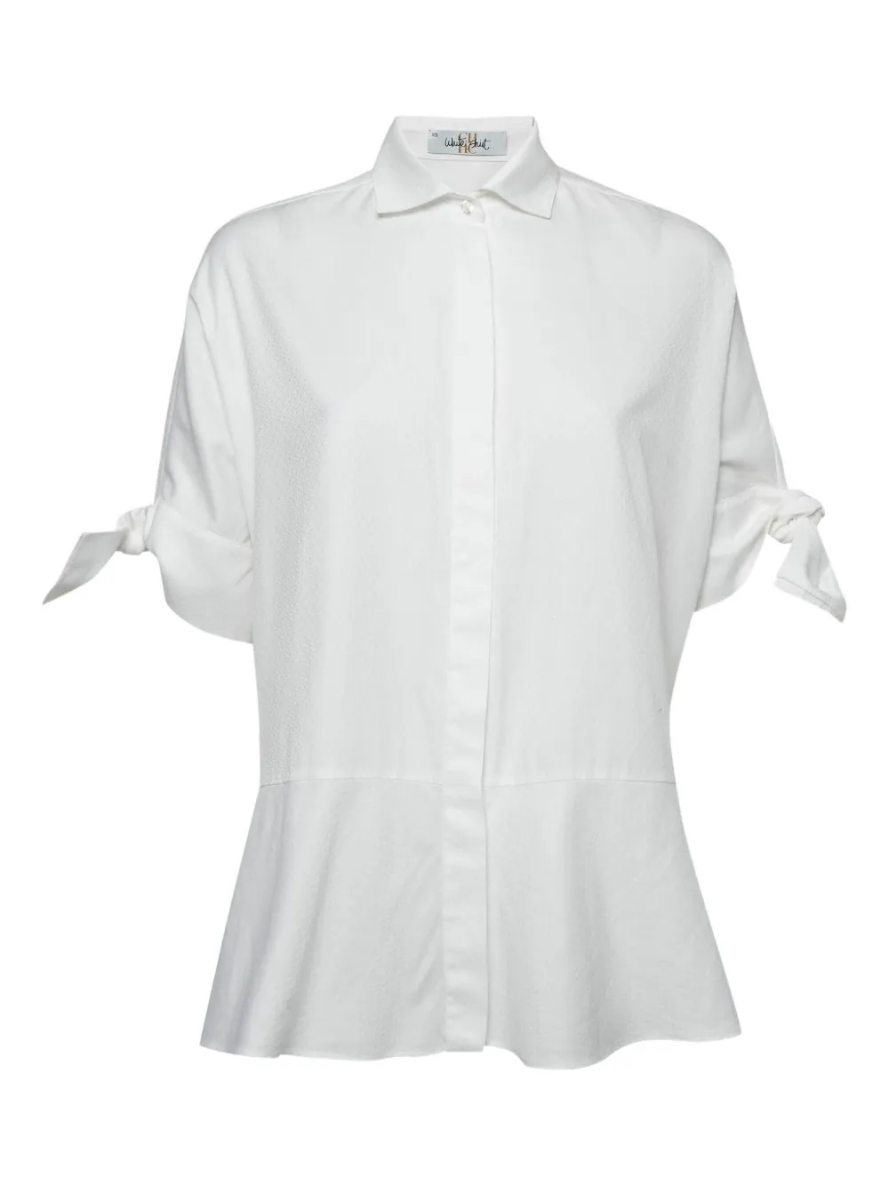 Carolina Herrera Vintage logo jacquard cotton blouse | White | Image 1