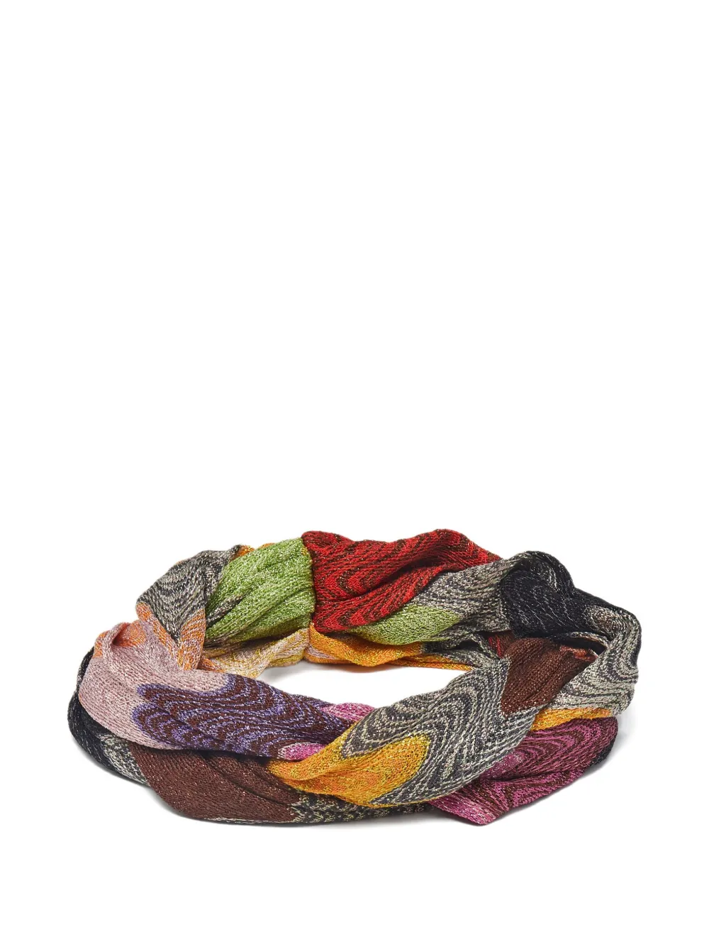 Missoni Pre-Owned twisted headband | Grey | Image 1