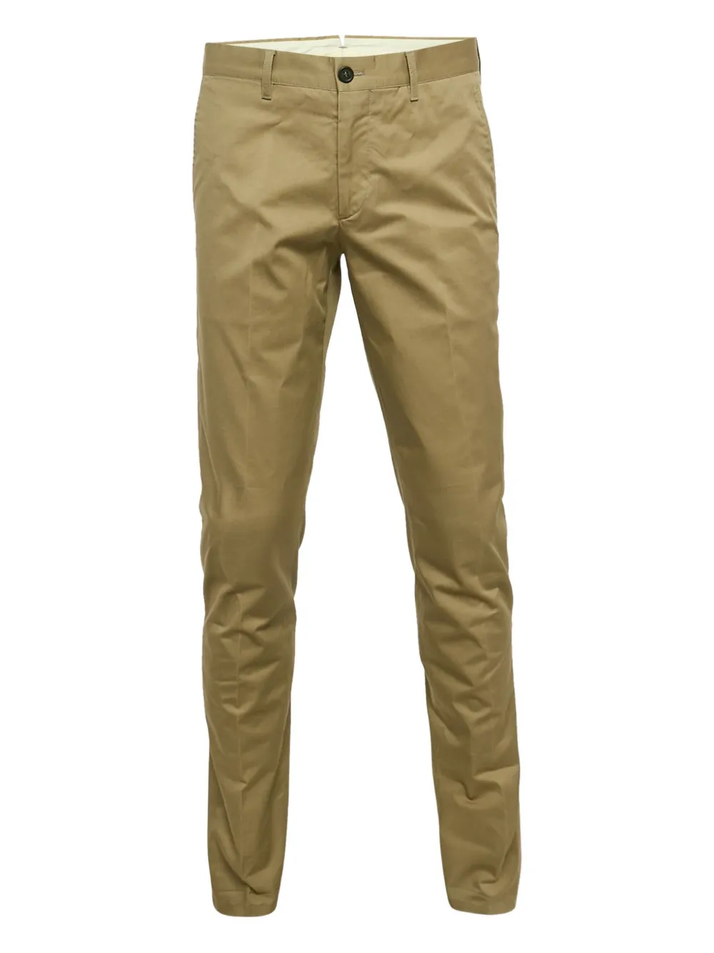 Prada Pre-Owned gabardine cotton trousers | Neutrals | Image 1