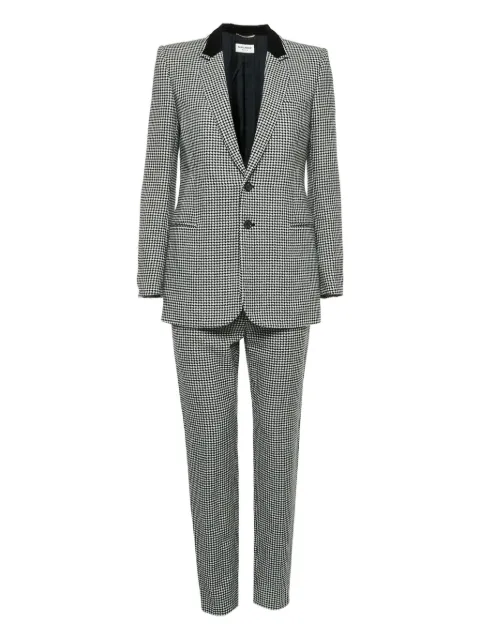 Saint Laurent Pre-Owned houndstooth suit