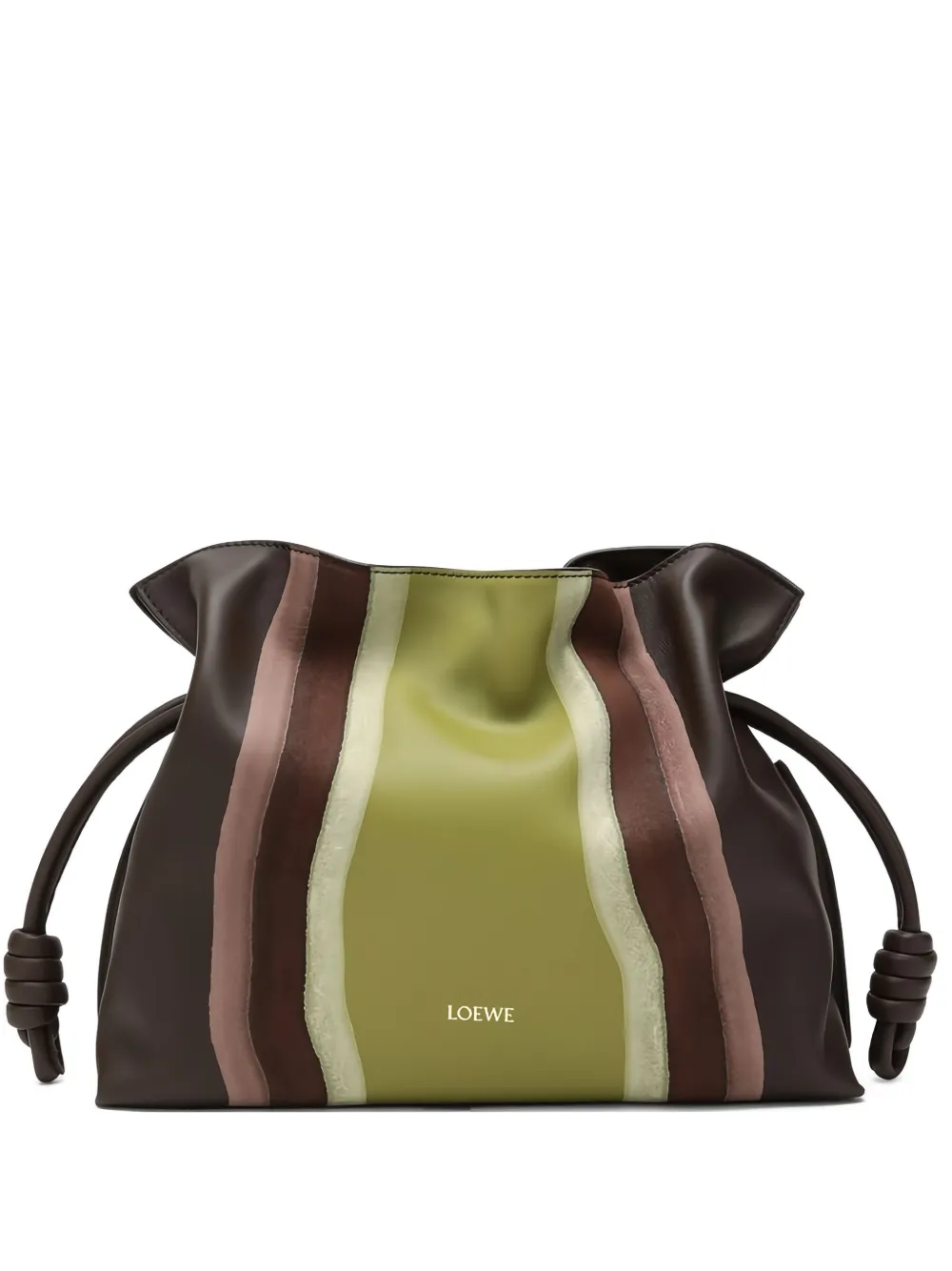 Loewe Flamenco Clutch M Landscape A411fc1xcx Choligmos In Green
