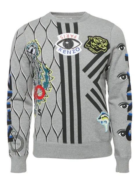 Kenzo Pre-Owned sudadera Appliqué Netting 2023