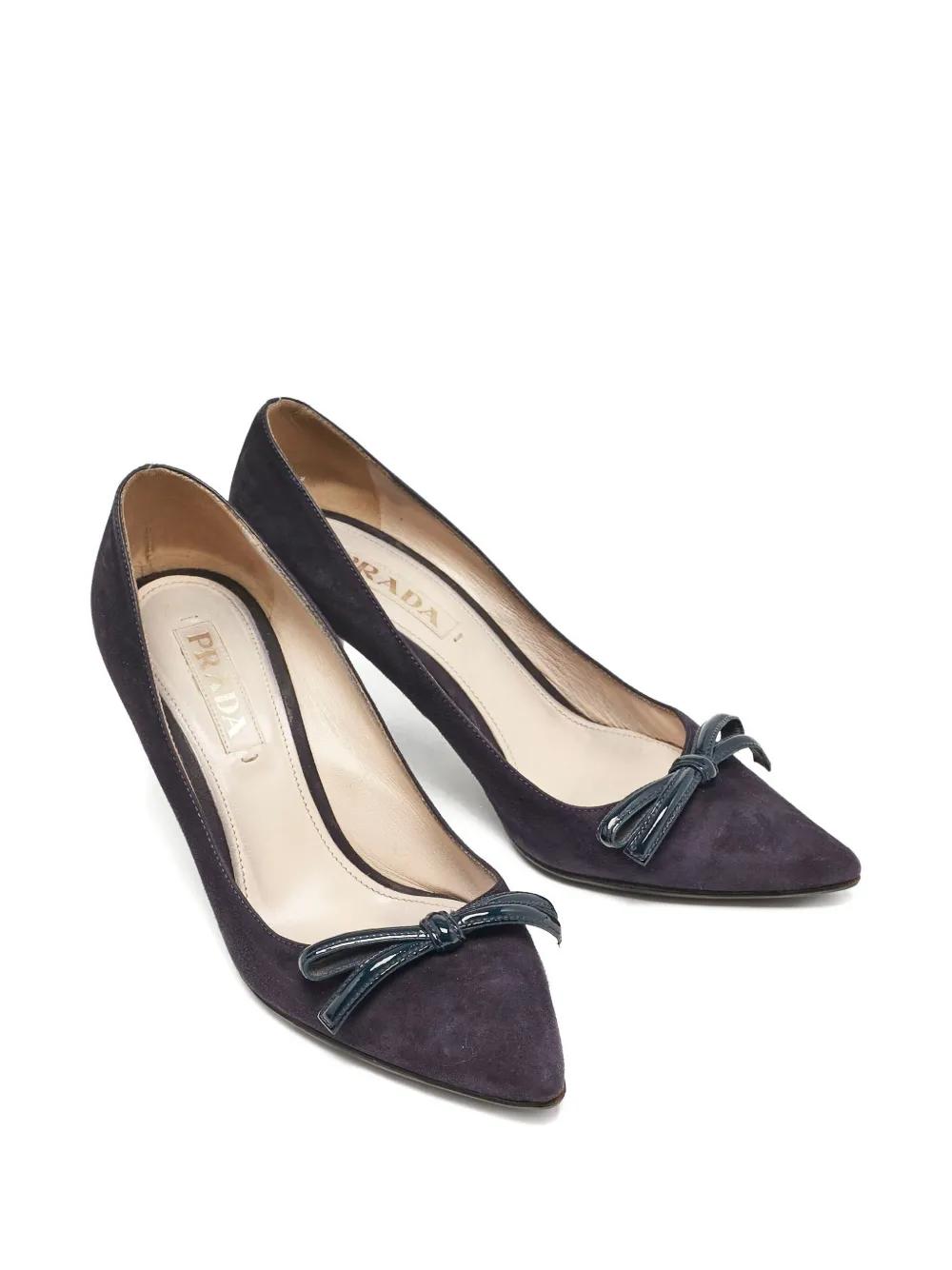 Prada Pre-Owned 1145418 Navy Blue - Blauw