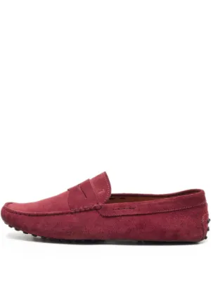 Tod's Vintage リボン スエードローファー | ブルー | FARFETCH JP