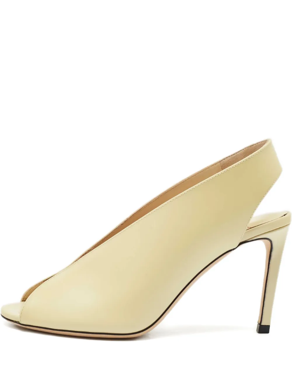 Jimmy Choo Pre-Owned Pumps in pelle con cinturino posteriore - Giallo