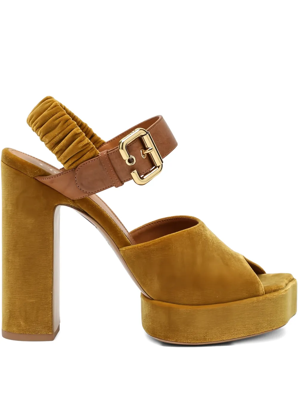 Chloé 95mm Aria sandals Yellow