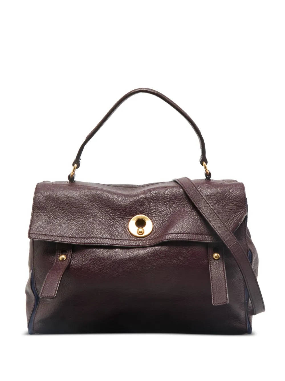 Saint Laurent Pre-Owned leather flap-clasp handbag | Red | Image 1