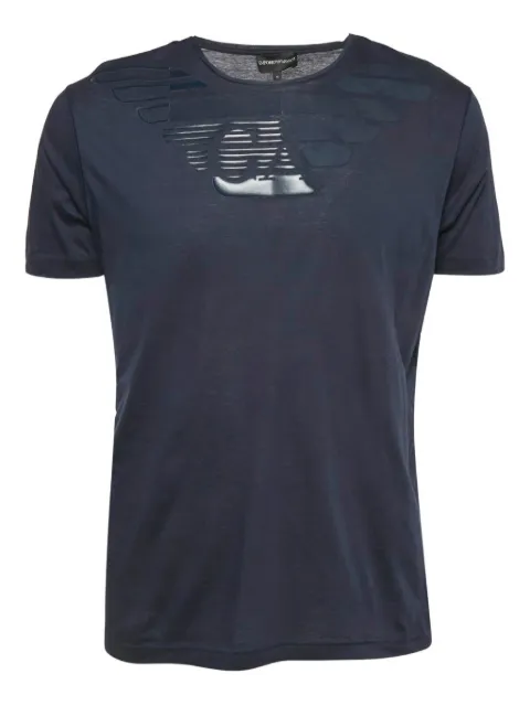 Emporio Armani Pre-Owned playera de algodón con logo estampado