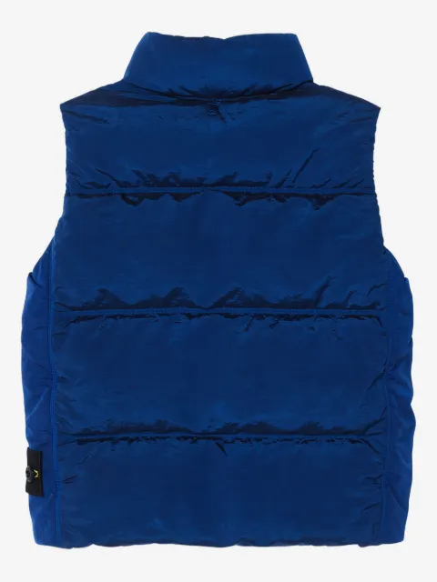 Stone Island Junior chaleco capitonado