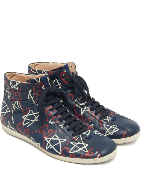 Gucci Pre-Owned baskets Graffiti Star en cuir