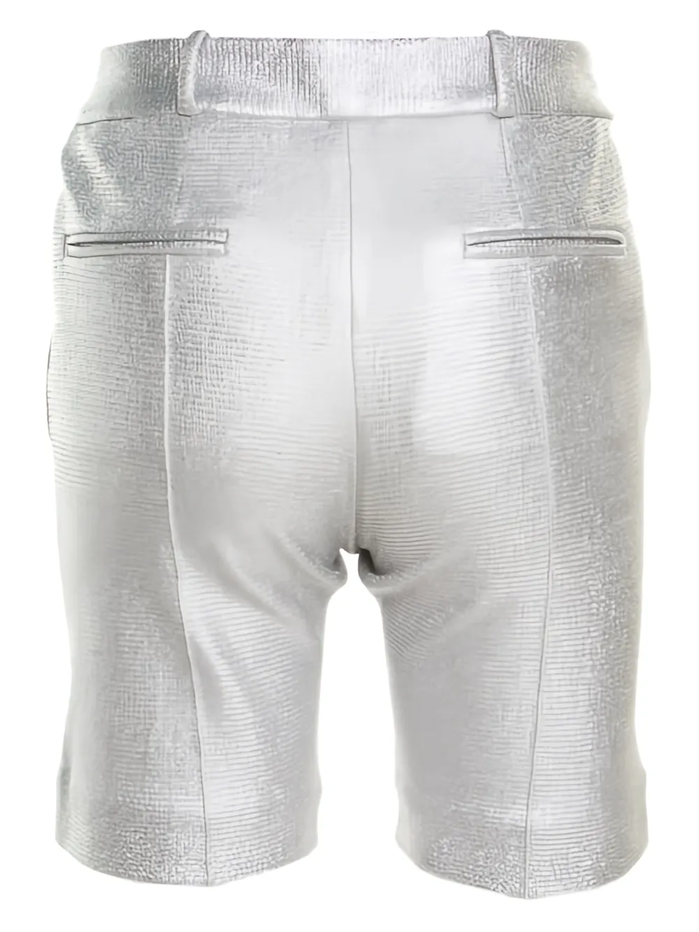 DVF Diane von Furstenberg Shorts met metallic-effect - Grijs