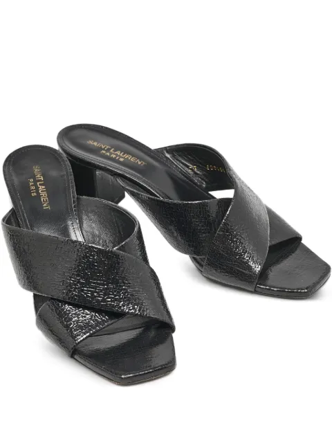 Saint Laurent Pre-Owned mules Loulou con tacón de 75mm 2024