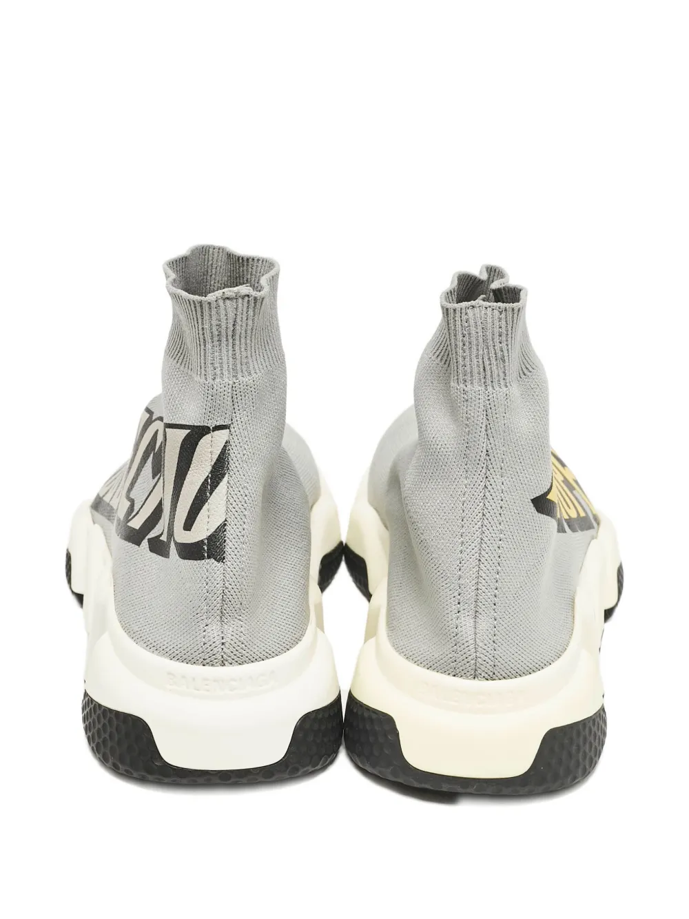 Balenciaga Pre-Owned Speed Trainer gebreide sneakers - Grijs