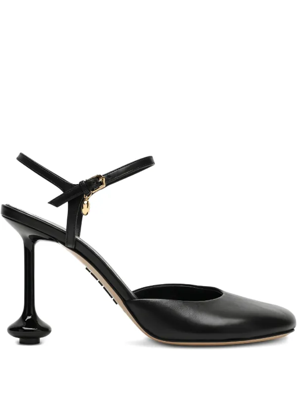 LOEWE スカルプチャーヒール パンプス | ブラック | FARFETCH JP