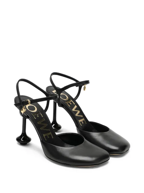 LOEWE スカルプチャーヒール パンプス | ブラック | FARFETCH JP