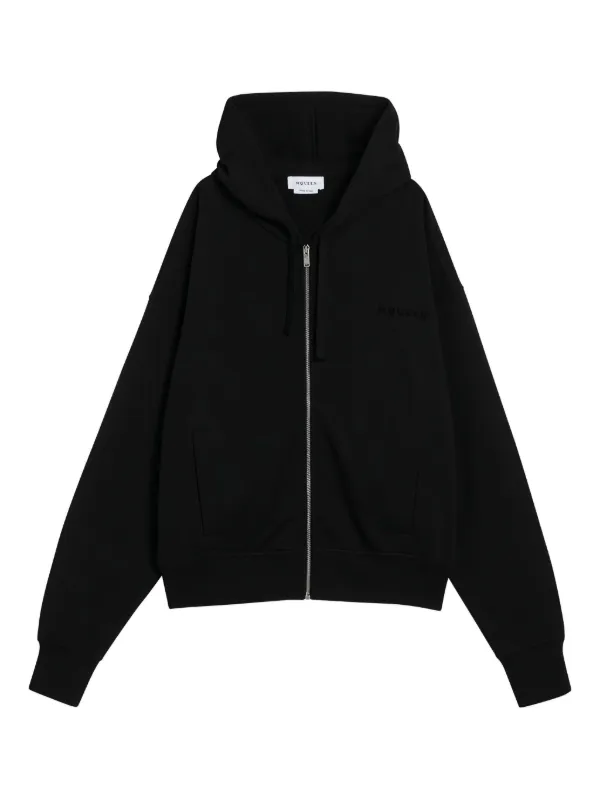 Alexander McQueen ジップアップ パーカー | ブラック | FARFETCH JP