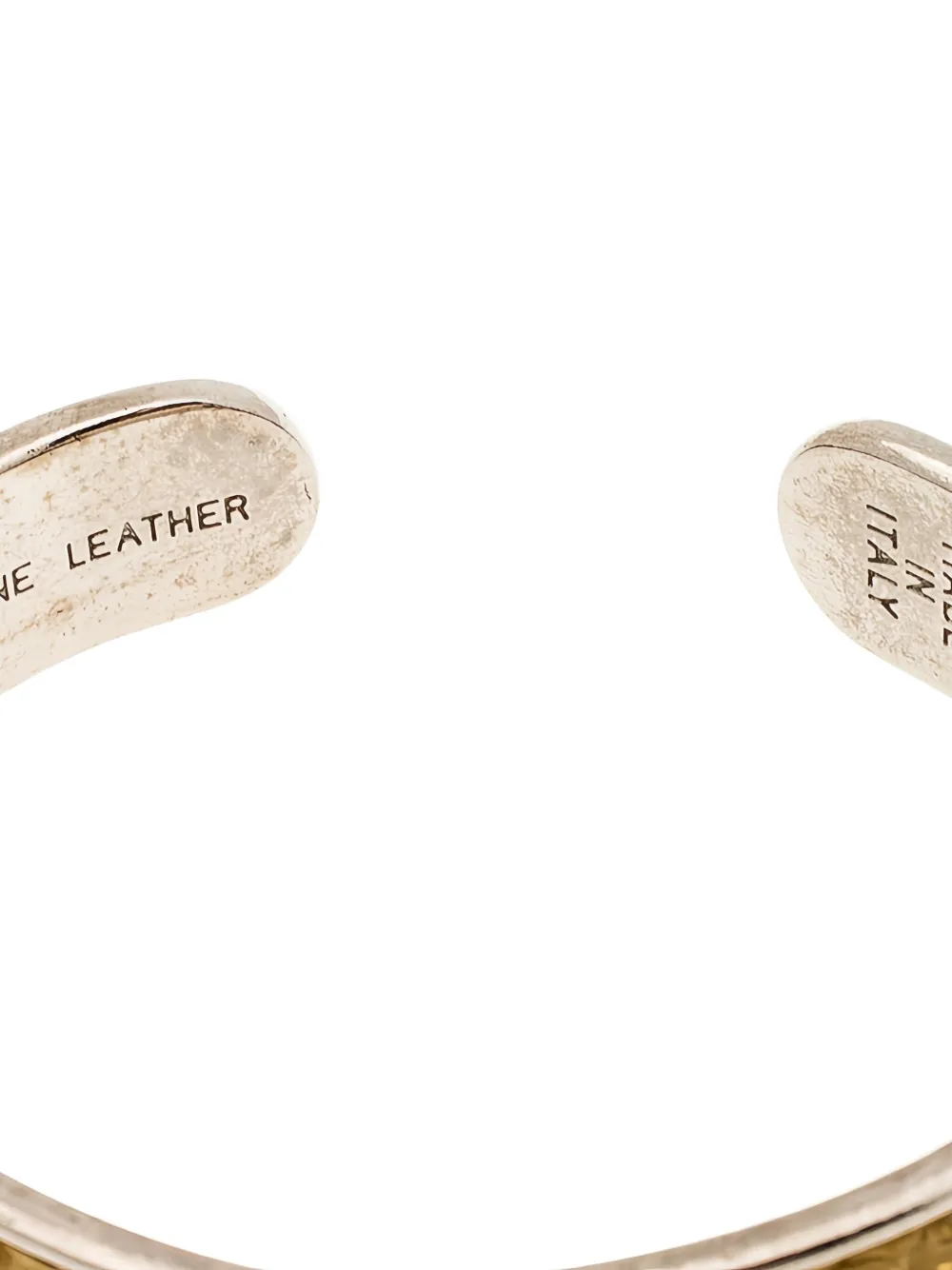 Pre-owned Tod's Vintage Leather Stud Bracelet In Neutral