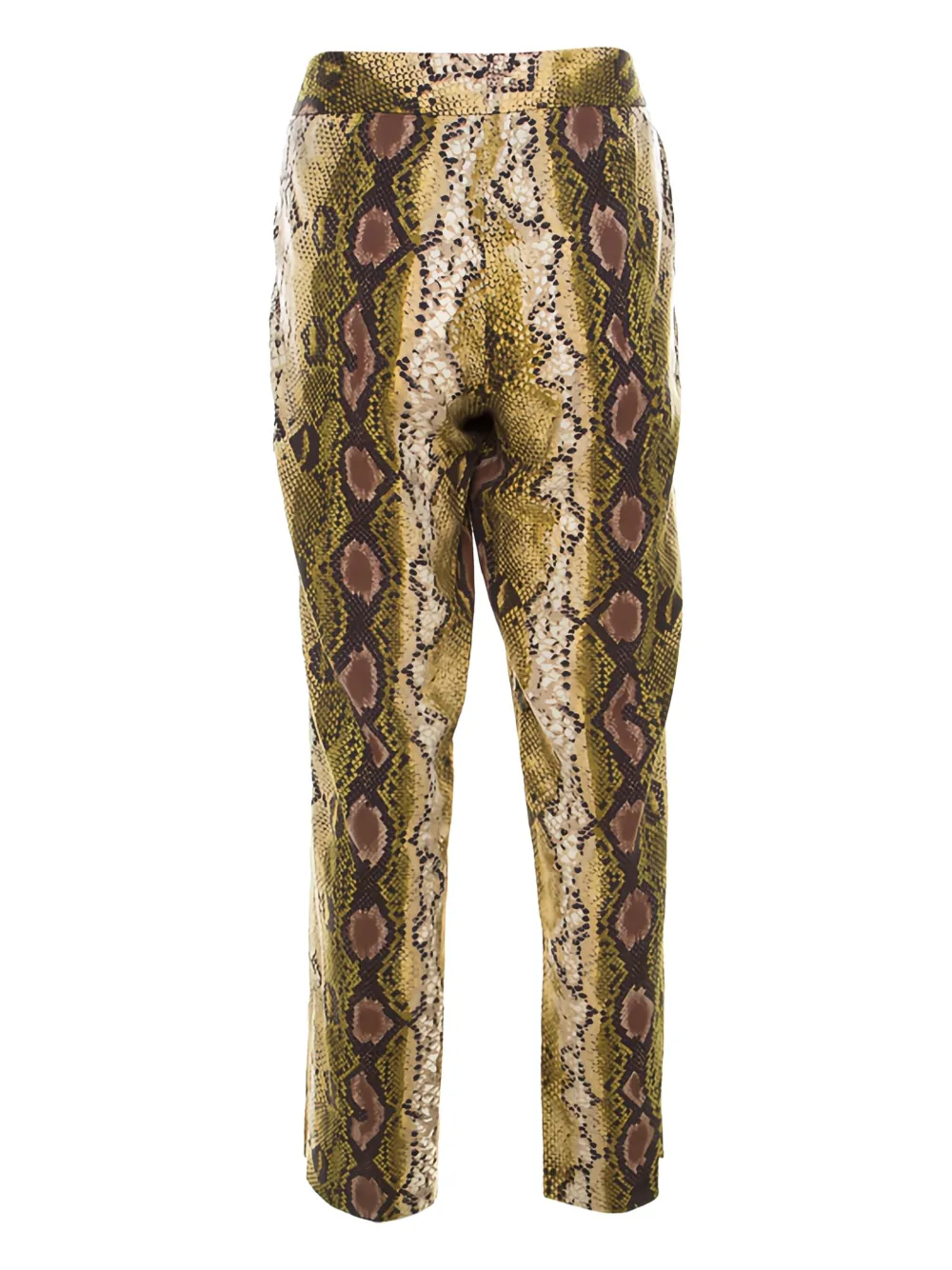 Michael Kors Vintage Broek met slangenprint - Bruin