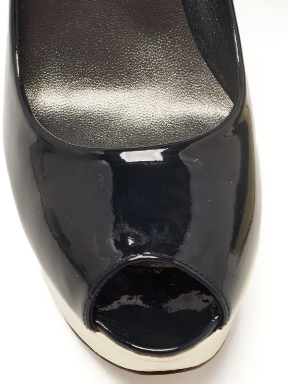 Pre-owned Stuart Weitzman 2024 Patent Leather Platform Pumps In Black