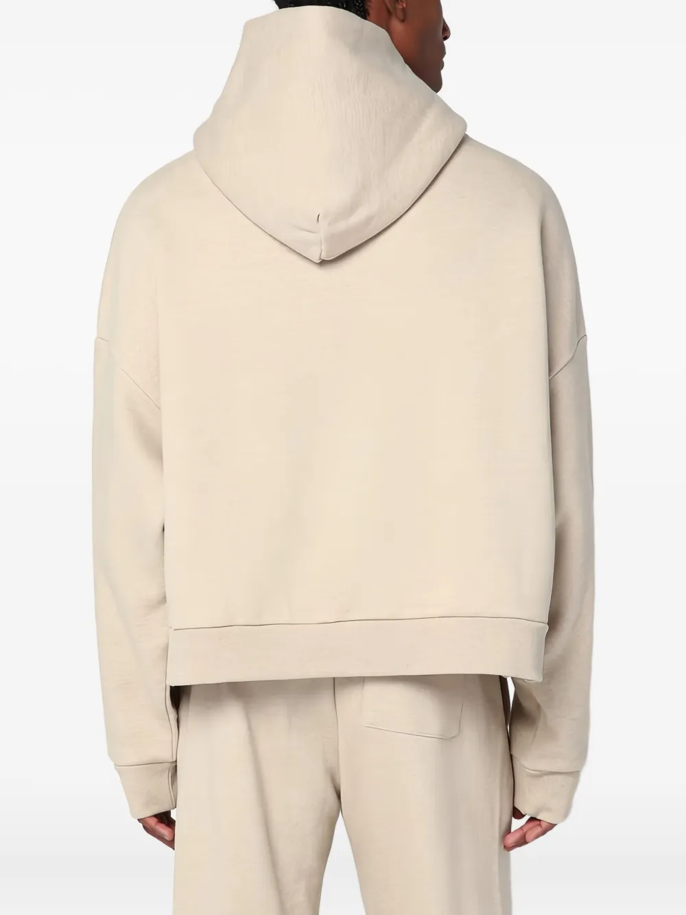 ENTIRE STUDIOS Hoodie met buidelzak Beige