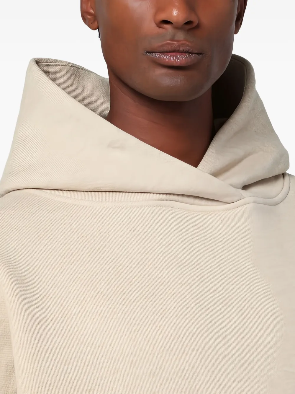 ENTIRE STUDIOS Hoodie met buidelzak Beige