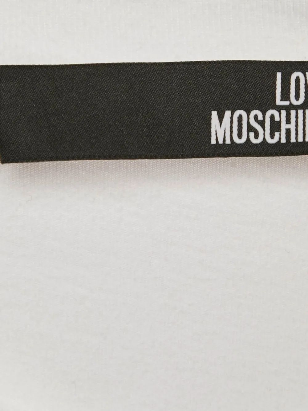 Moschino Pre-Owned embossed logo cotton T-shirt | Image 2
