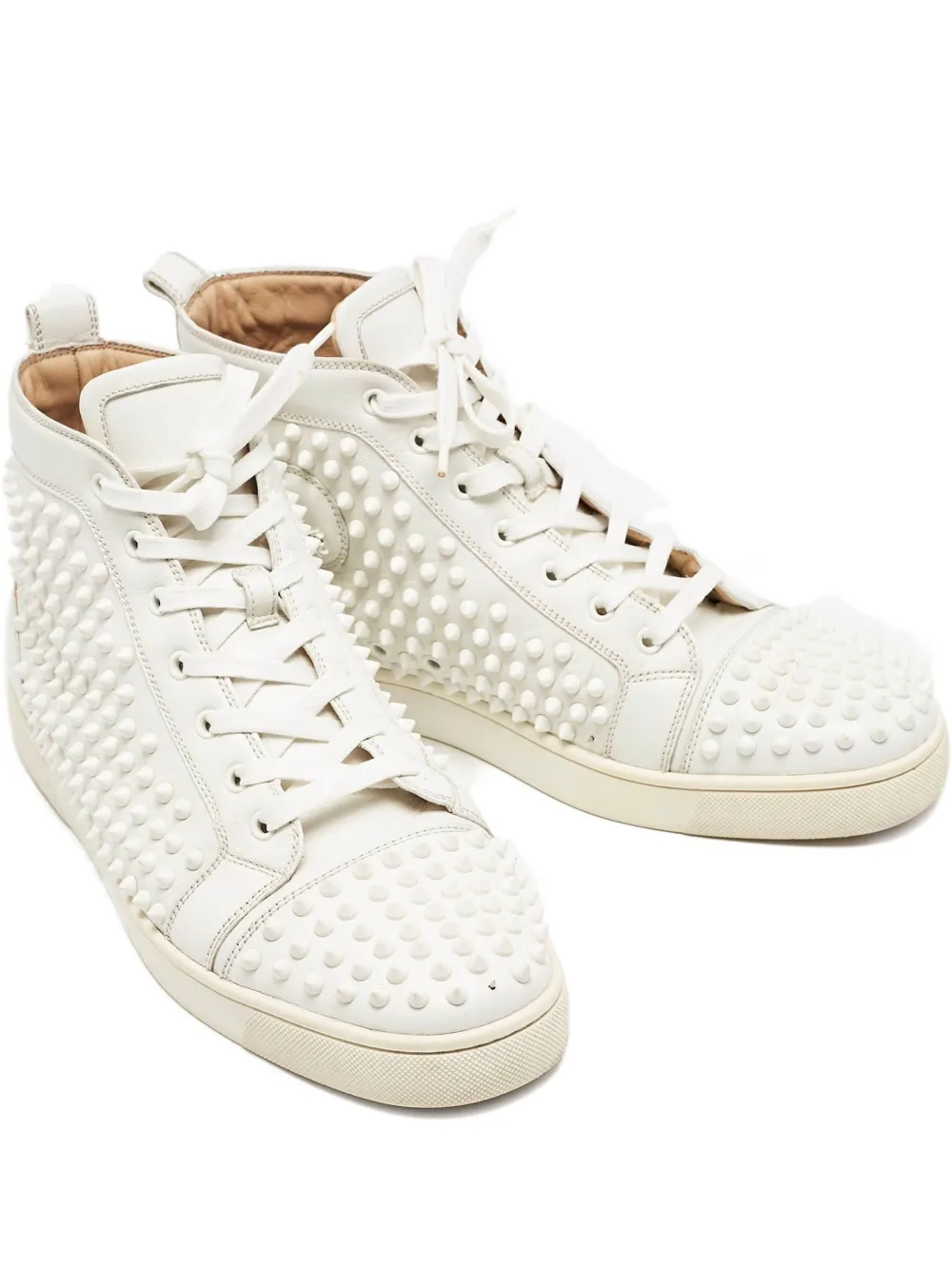 Christian Louboutin Pre-Owned tenis altos con apliques | blanco | Image 1
