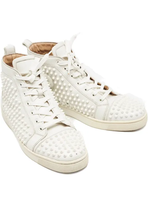 Christian Louboutin Pre-Owned High-Top-Sneakers mit spitzen Nieten