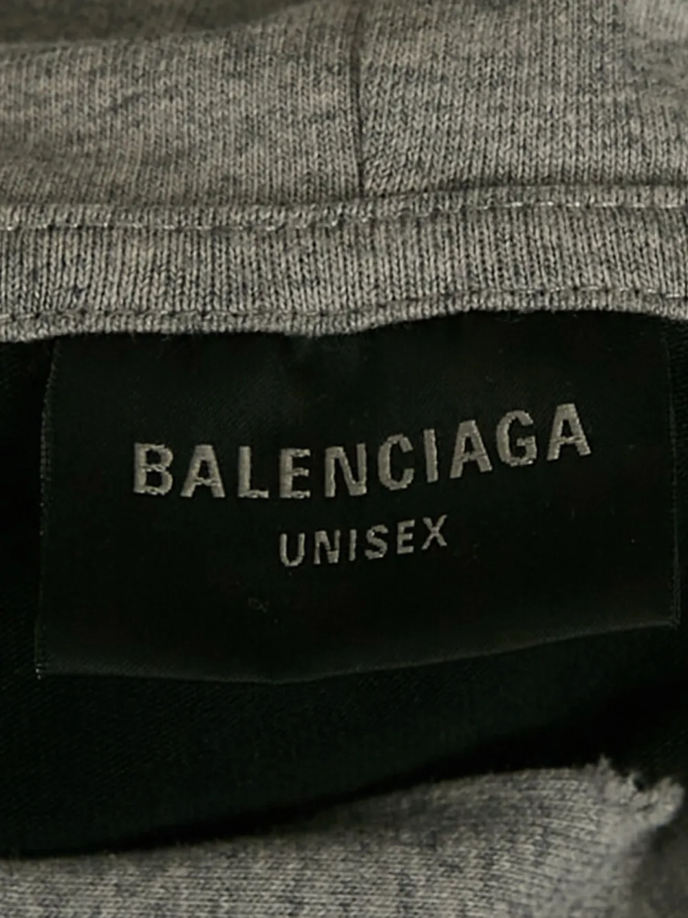 Pre-owned Balenciaga Logo-print Cotton Hoodie In Black