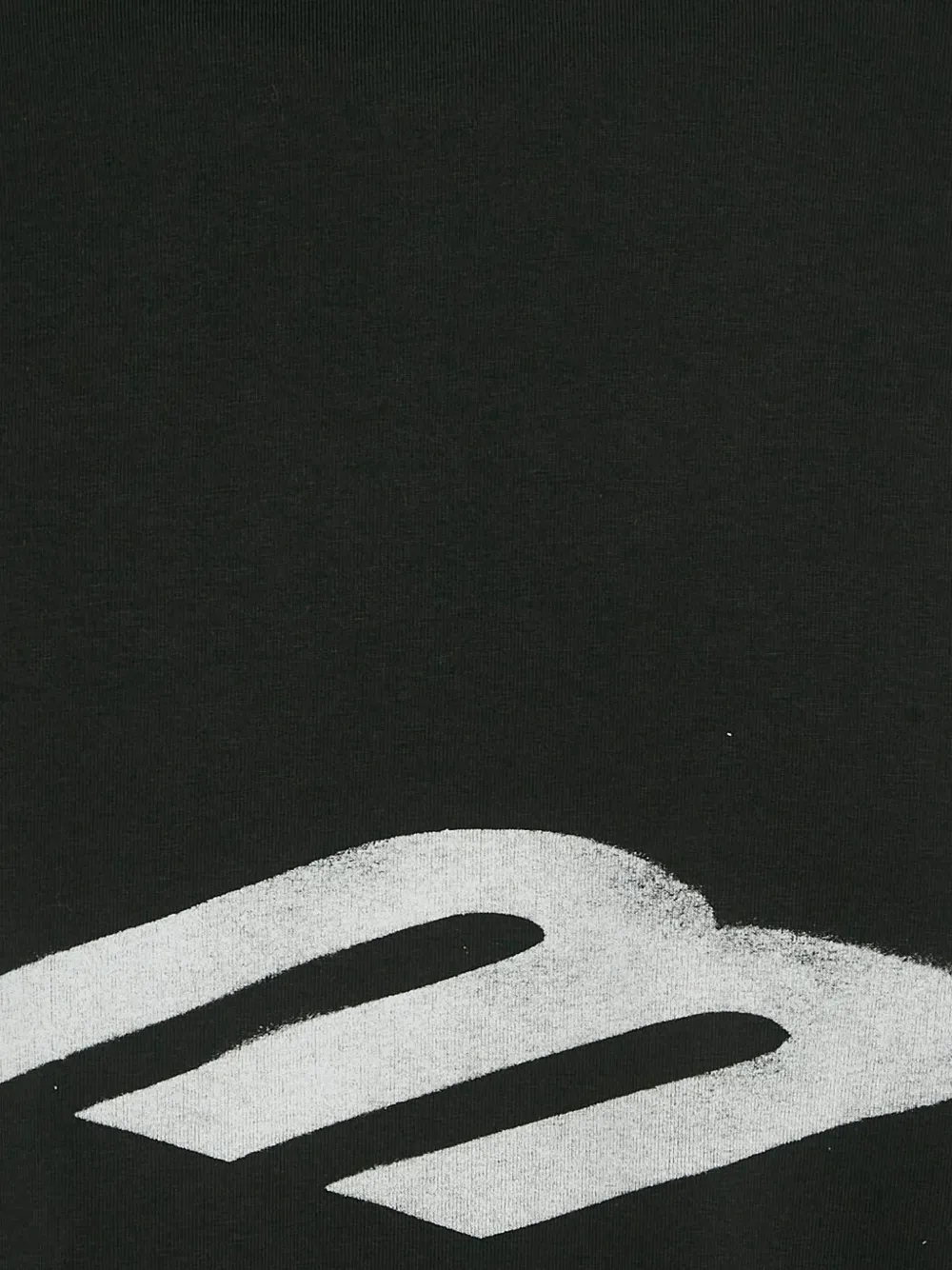 Pre-owned Balenciaga Logo-print Cotton Hoodie In Black