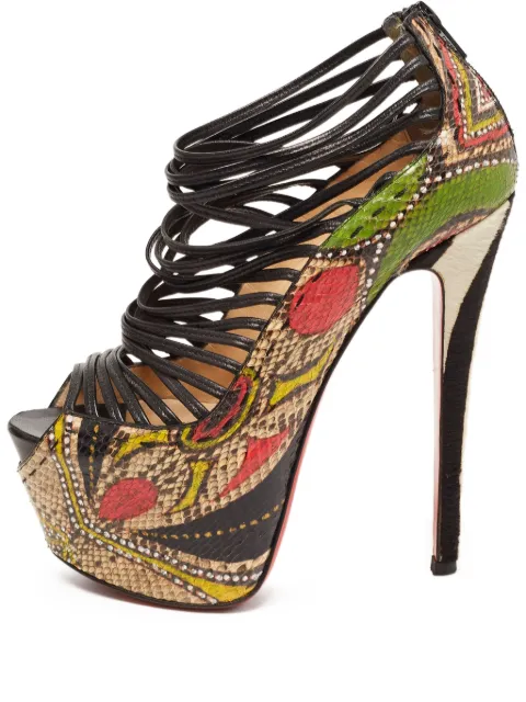 Christian Louboutin Pre-Owned 135mm Zoulou platform strapped heeled sandals