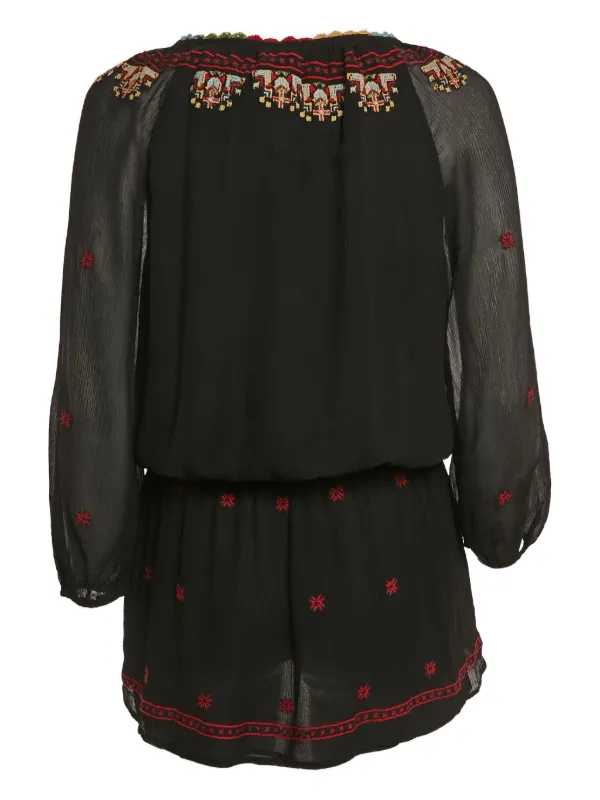 chinese dress ladies JOIE Fireworks Ramla Keyhole Dress in Caviar Black Size Small $348 NWT –  Walk Into Fashion