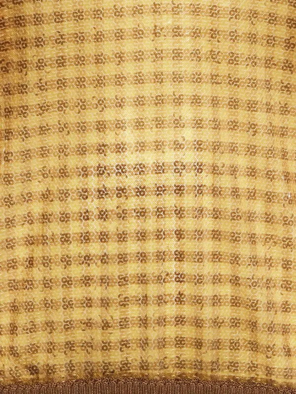 Fendi Pre-Owned スパンコール チェック スウェットシャツ | イエロー 